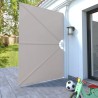 Auvent latéral pliable de terrasse Crème 240 x 160 cm  
