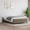 Matelas de lit à ressorts ensachés Taupe 140x190x20 cm Tissu 