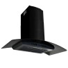 Hotte murale Acier inoxydable 756 m³/h 90 cm Noir 