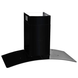 Hotte murale Acier inoxydable 756 m³/h 90 cm Noir 