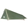 Tente de camping tunnel 1 personne vert imperméable 