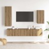 Ensemble de meuble TV mural 4 pcs chêne artisanal 