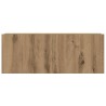 Ensemble de meuble TV mural 4 pcs chêne artisanal 