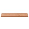 Dessus de table 80x40x2,5 cm rectangulaire bois massif de hêtre 