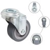 32 pcs Roulettes pivotantes à trou de boulon 50 mm 