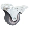 32 pcs Roulettes pivotantes à trou de boulon 50 mm 