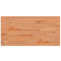 Comptoir de salle de bain 80x40x2,5 cm bois massif de hêtre 