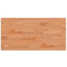 Comptoir de salle de bain 80x40x2,5 cm bois massif de hêtre 