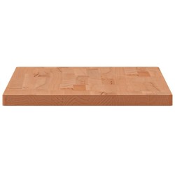 Comptoir de salle de bain 80x40x2,5 cm bois massif de hêtre 