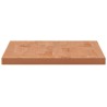 Comptoir de salle de bain 80x40x2,5 cm bois massif de hêtre 