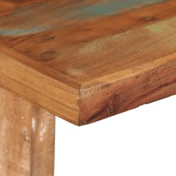 Table à manger 110x55x78 cm bois massif de récupération 