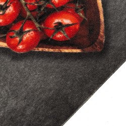 Tapis de cuisine lavable texte Cooking 60x300 cm velours 