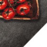Tapis de cuisine lavable texte Cooking 60x300 cm velours 