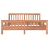 Cadre de lit Bois de teck massif 160x200 cm 