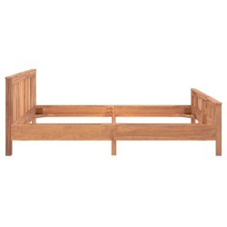 Cadre de lit Bois de teck massif 160x200 cm 