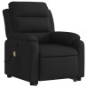Fauteuil de massage inclinable Noir Tissu 