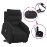 Fauteuil de massage inclinable Noir Tissu 