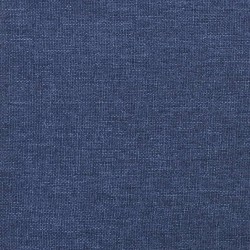 Repose-pied Bleu 60x60x36 cm Tissu 