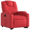 Fauteuil inclinable Rouge Similicuir 