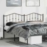 Tête de lit métal noir 180 cm 