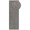 Paillasson touffeté 60x180 cm Marron clair 