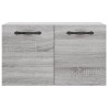 Armoire murale Sonoma gris 60x36,5x35 cm Bois d'ingénierie 