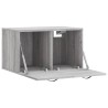 Armoire murale Sonoma gris 60x36,5x35 cm Bois d'ingénierie 