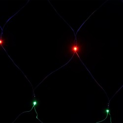 Filet lumineux coloré de Noël 3x3 m 306 LED Intérieur/extérieur 