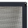 Moustiquaire plissée pour fenêtre Aluminium Anthracite 80x120cm 