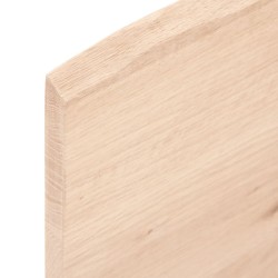 Dessus de table 60x40x2 cm bois de chêne massif non traité 