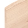 Dessus de table 60x40x2 cm bois de chêne massif non traité 