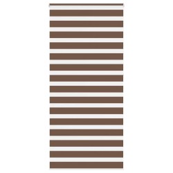 Store zèbre marron 110x230cm largeur du tissu 105,9cm polyester 