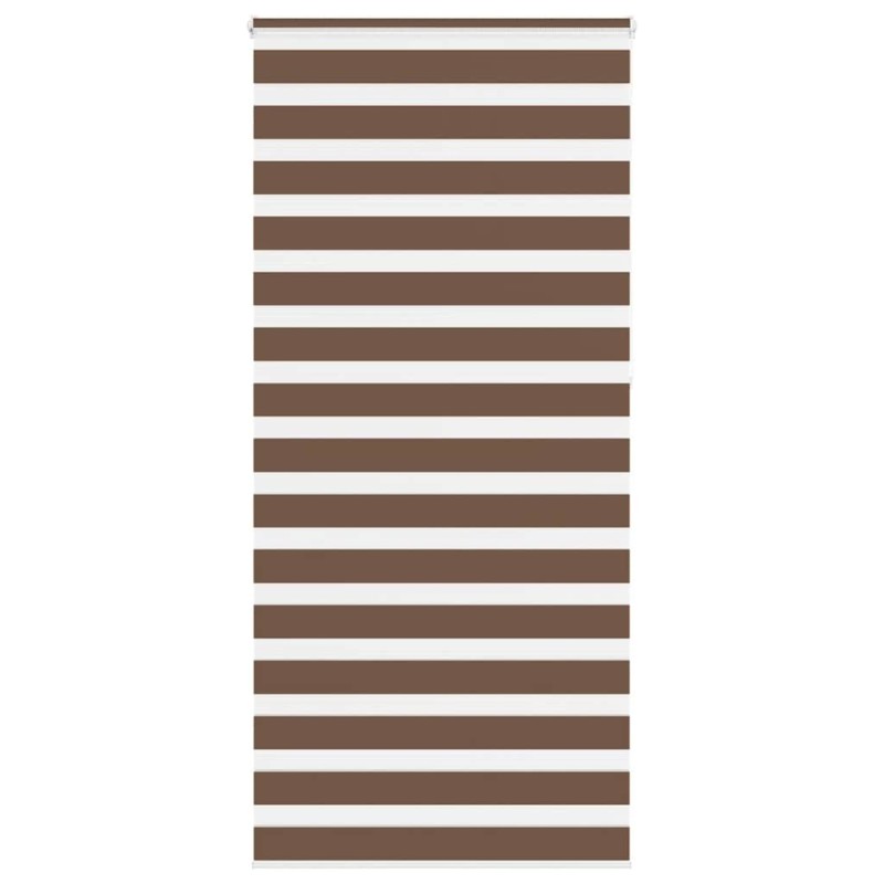 Store zèbre marron 110x230cm largeur du tissu 105,9cm polyester 