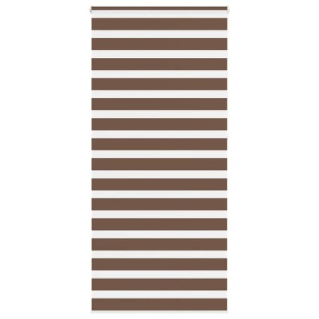Store zèbre marron 110x230cm largeur du tissu 105,9cm polyester 