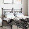 Tête de lit métal noir 120 cm 