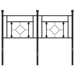 Tête de lit métal noir 120 cm 