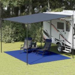 Tapis de tente 300x400 cm Bleu PEHD 