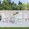 Coussins de chaise lot de 4 multicolore 40x40x7 cm tissu 