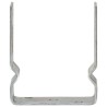 Piquets de clôture 6 pcs Argenté 12x6x15 cm Acier galvanisé 