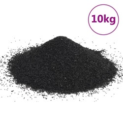 Sable pour aquarium 10 kg noir 0,2-2 mm 
