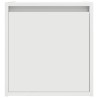 Table de chevet murale blanc 38x34x40 cm 