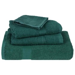 Serviettes de sauna 2 pcs vert 80x200 cm 360 g/m² 100% coton 