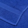 Serviettes de sauna 2 pcs bleu 80x200 cm 360 g/m² 100% coton 