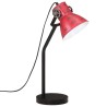 Lampe de bureau 25 W rouge délavé 17x17x60 cm E27 