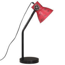 Lampe de bureau 25 W rouge délavé 17x17x60 cm E27 
