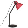 Lampe de bureau 25 W rouge délavé 17x17x60 cm E27 