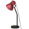 Lampe de bureau 25 W rouge délavé 17x17x60 cm E27 
