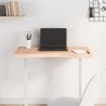 Dessus de bureau 80x(36-40)x4 cm bois massif de hêtre 