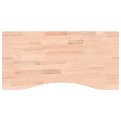 Dessus de bureau 80x(36-40)x4 cm bois massif de hêtre 