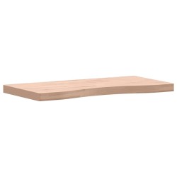 Dessus de bureau 80x(36-40)x4 cm bois massif de hêtre 